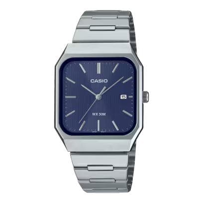 CASIO　MTP-B185D 新品　ネイビー　海外モデル