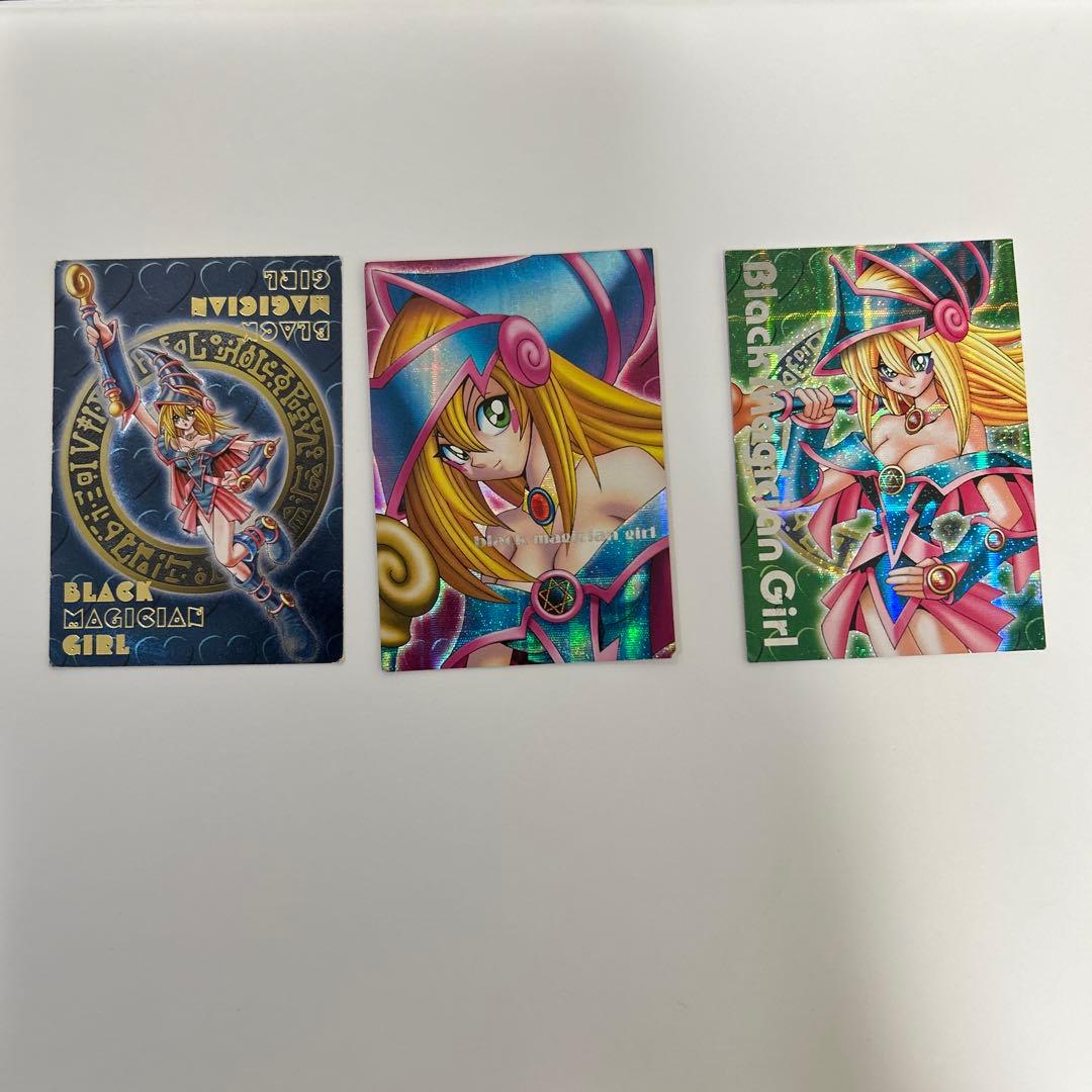 ブラック・マジシャン・ガール　DDM レリーフ3枚セット