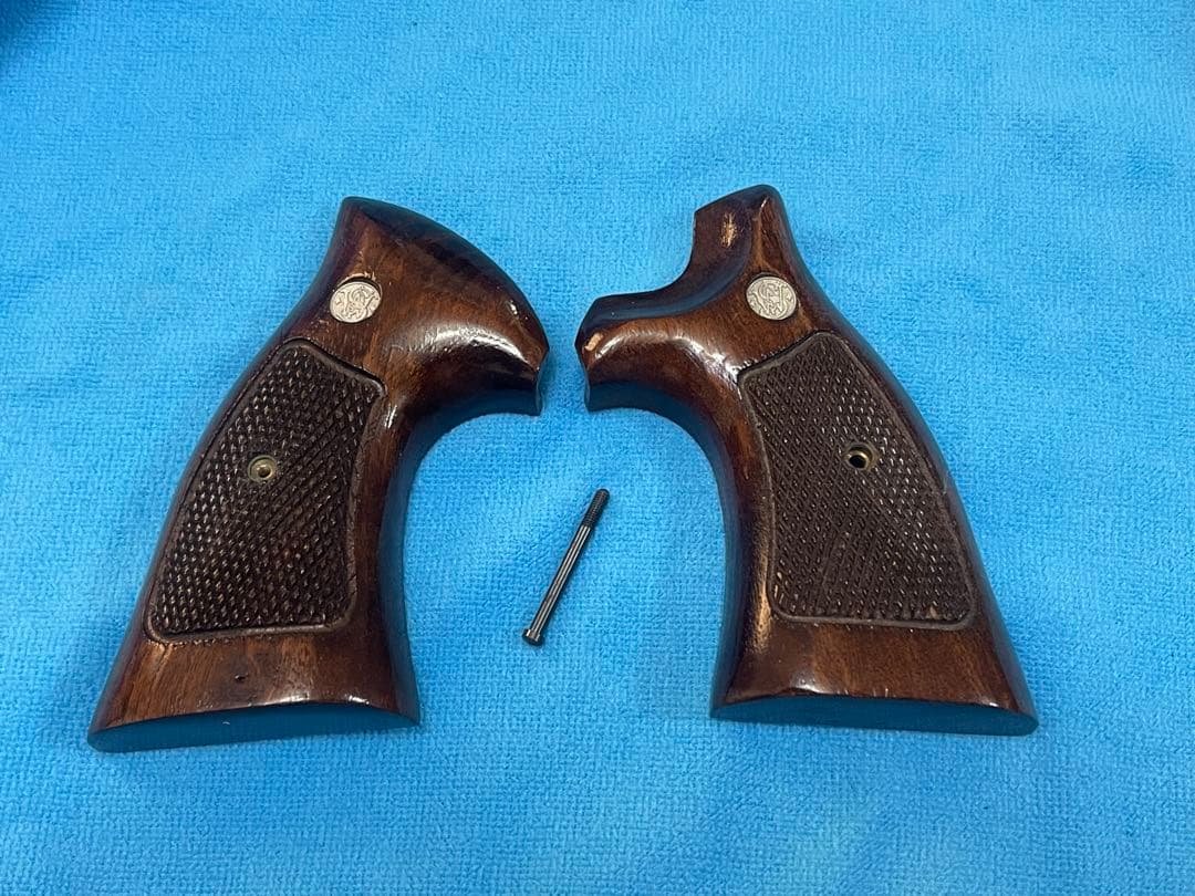 マルシン　Kフレーム　Lフレーム　木製グリップ　M586 M686 モデルガン