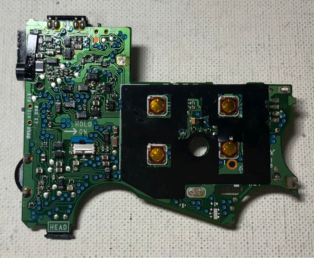 '80味聴き電ボ付WM-EX511 SONYブルーカセットウォークマン可動品E