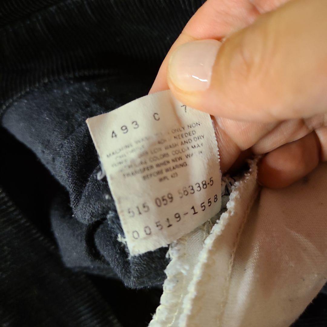 1989年製USA製 リーバイス 519-1558 ブラック コーデュロイパンツ