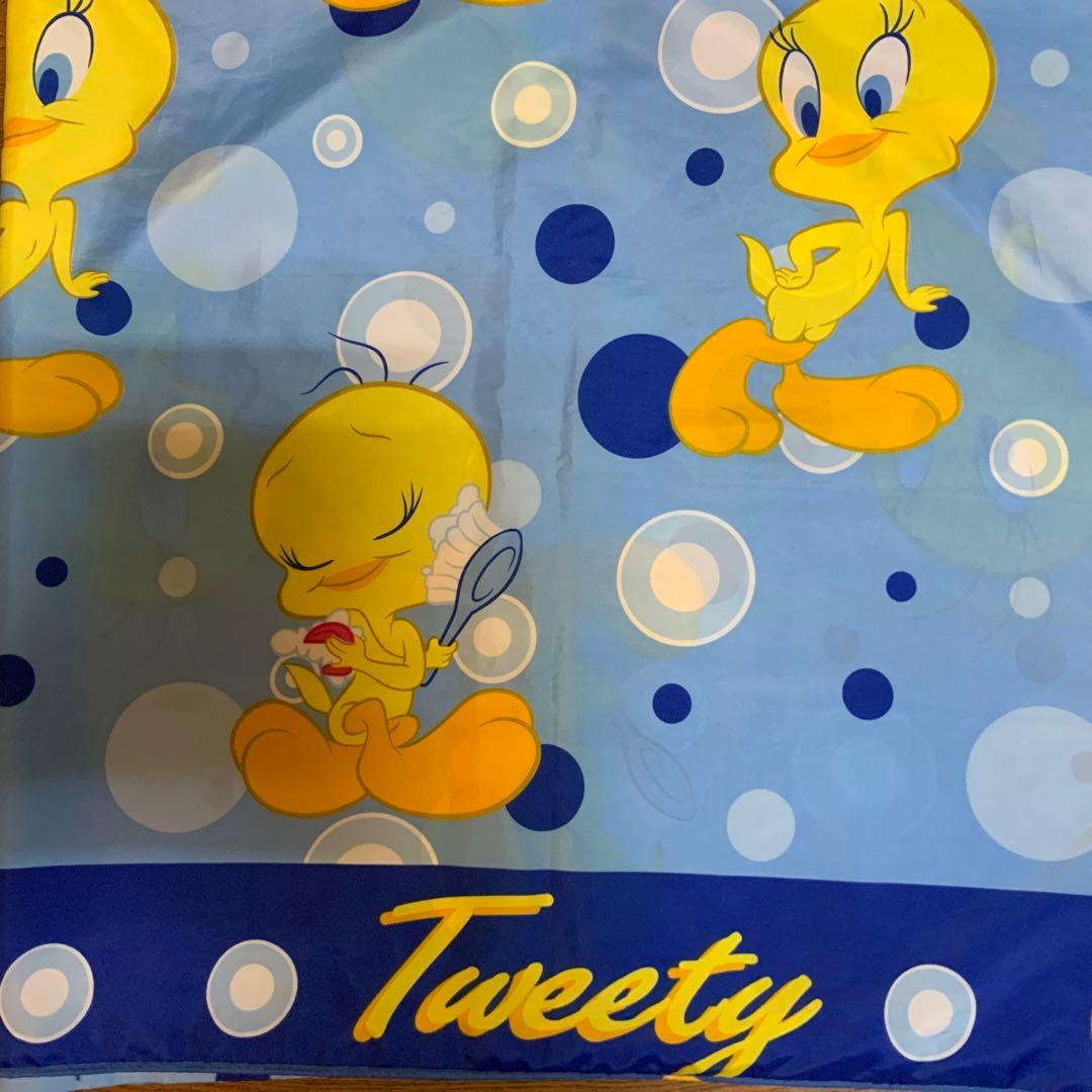 (合馬アカウント1)トゥイーティー　シャワーカーテン　レア物　USA購入