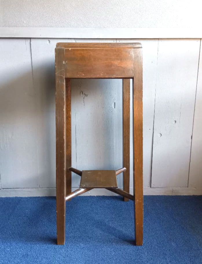 木製飾り台　高飾　レトロ　ヴィンテージ　高さ約68cm