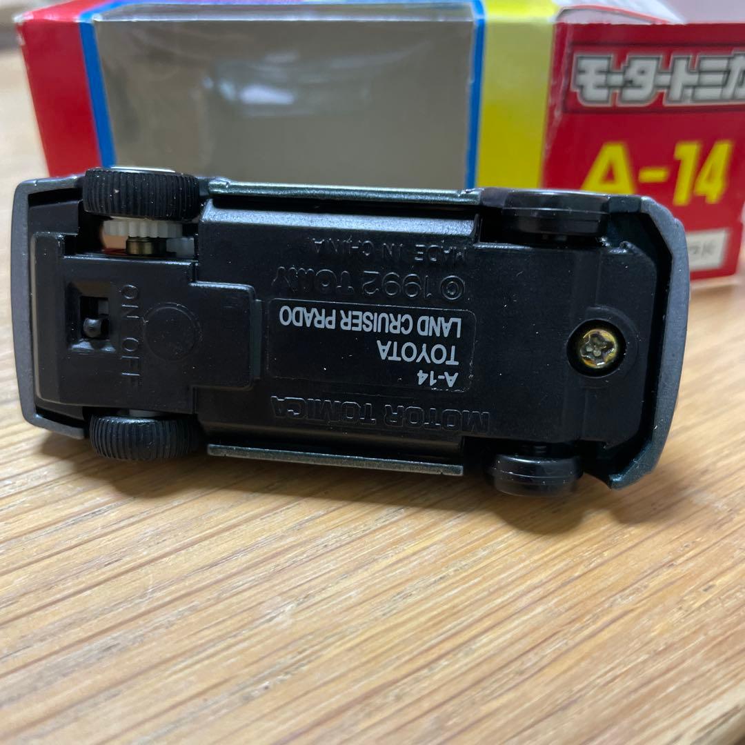 トミカ ランドクルーザー プラド モータートミカ 希少 タカラ トミー 美品