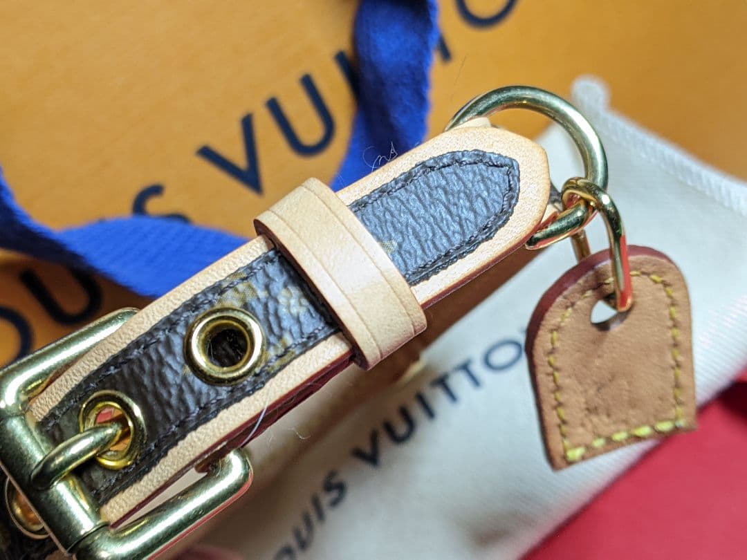 美品 LOUIS VUITTON ルイヴィトン モノグラム ドッグカラー 首輪