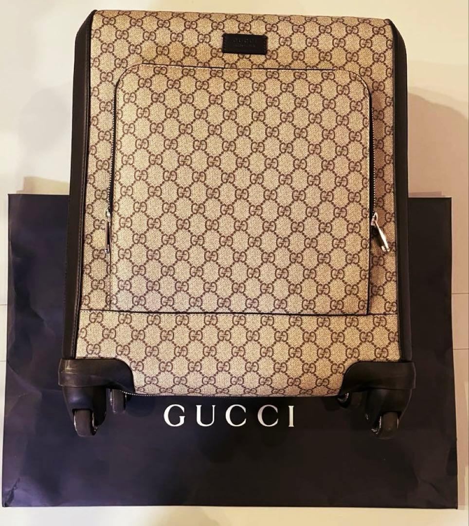 【大幅値下げ！レア希少美品／機内持込】GUCCIグッチGGキャリーキャリーケース