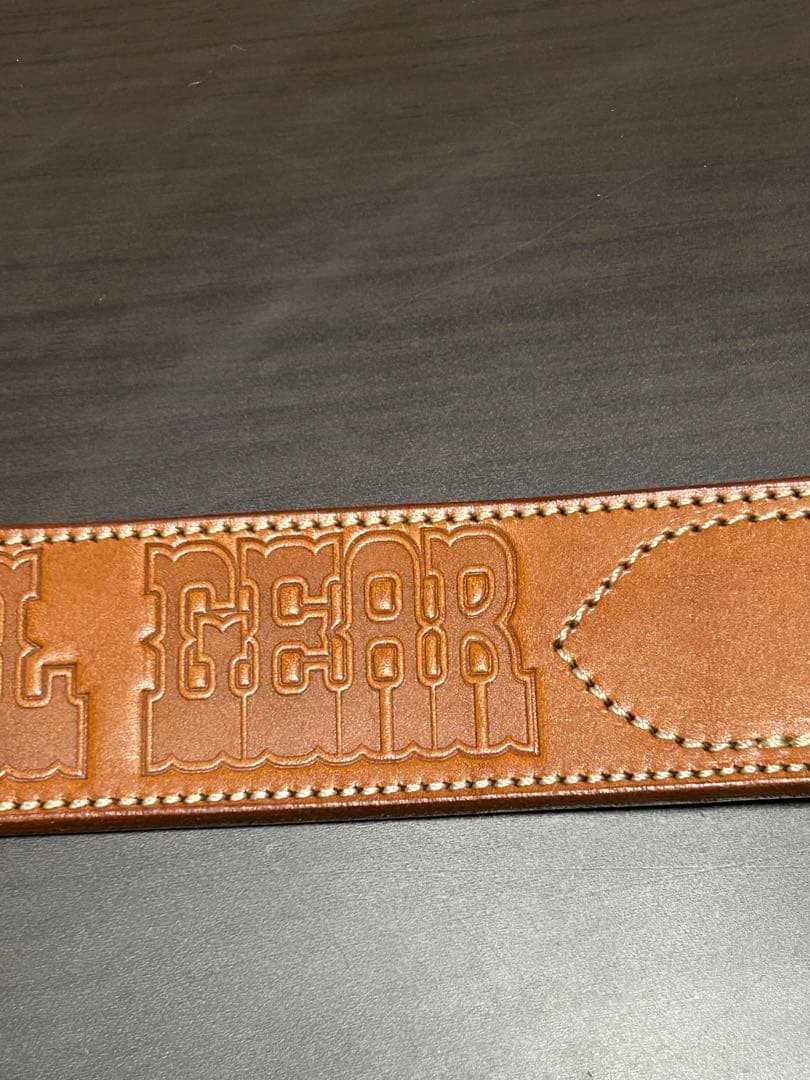 〈美品〉VOLK V-9 LEATHER BELT ブラウン