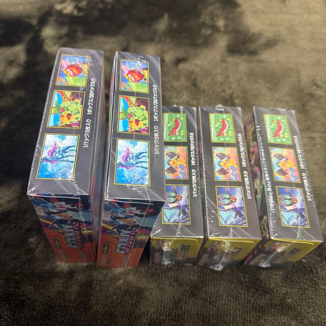 ポケモンカード　インフェルノX MEGAドリームEX 5BOX ラストです。