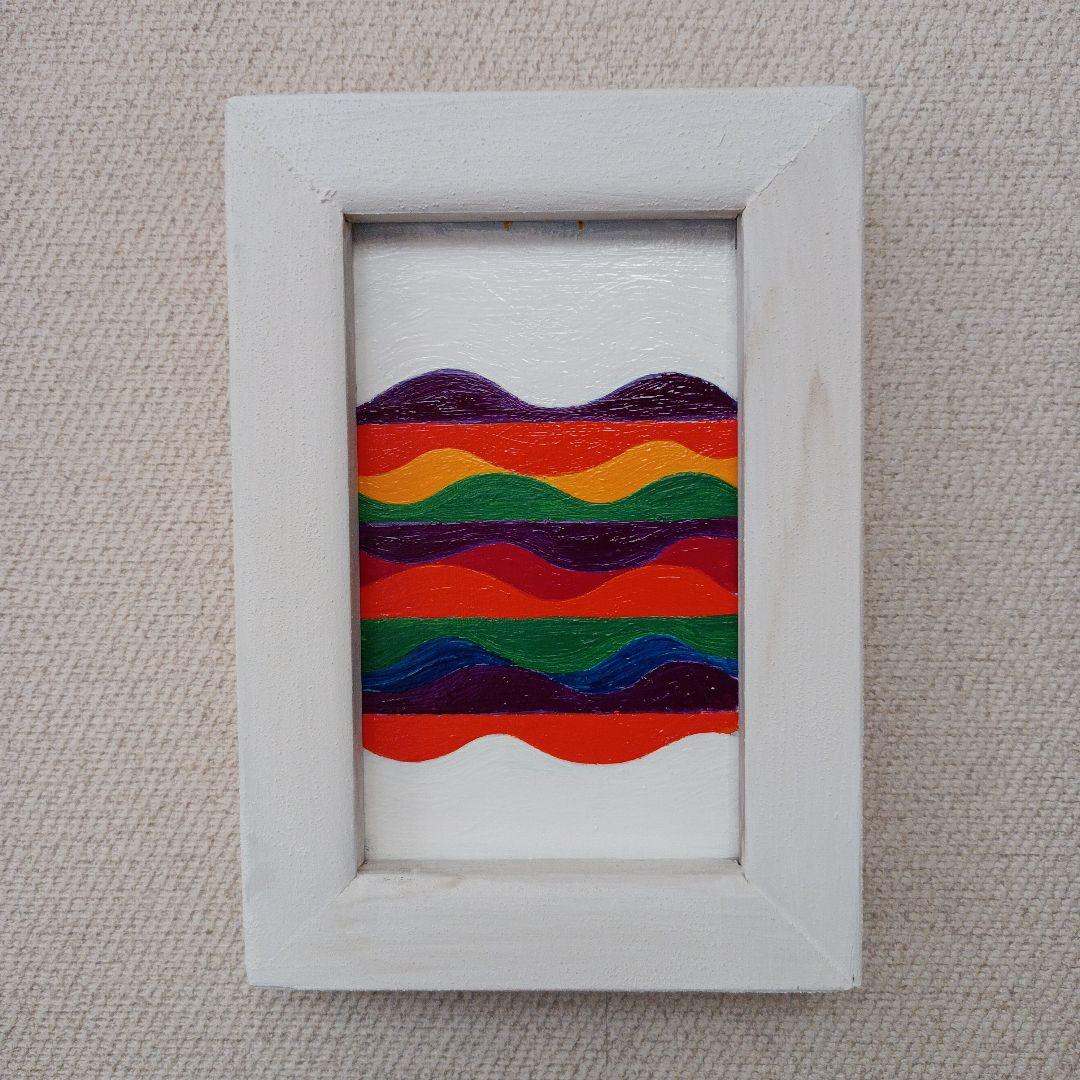 油絵　抽象画