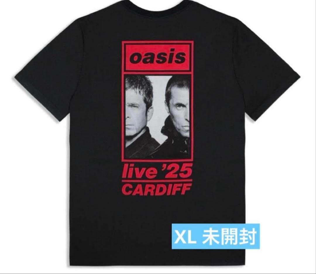 XL 新品未開封【正規品】oasis 再結成初日 カーディフ公演Tシャツ