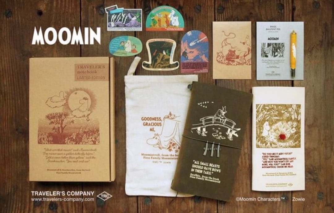 新品未開封　トラベラーズノート 限定セット MOOMIN ムーミン一家