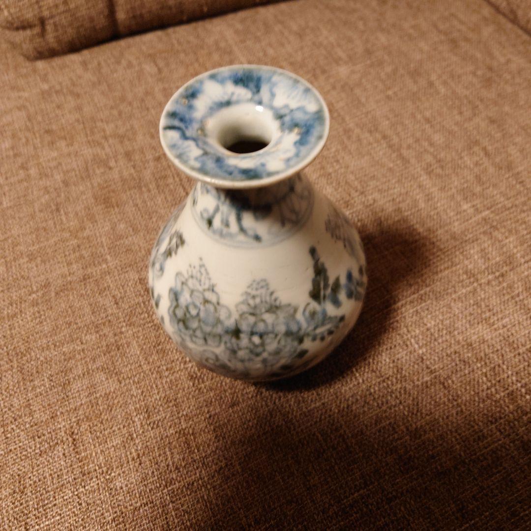 李朝染付徳利