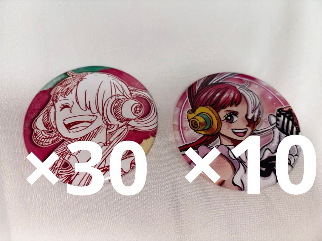 ワンピース ウタ 缶バッジ
