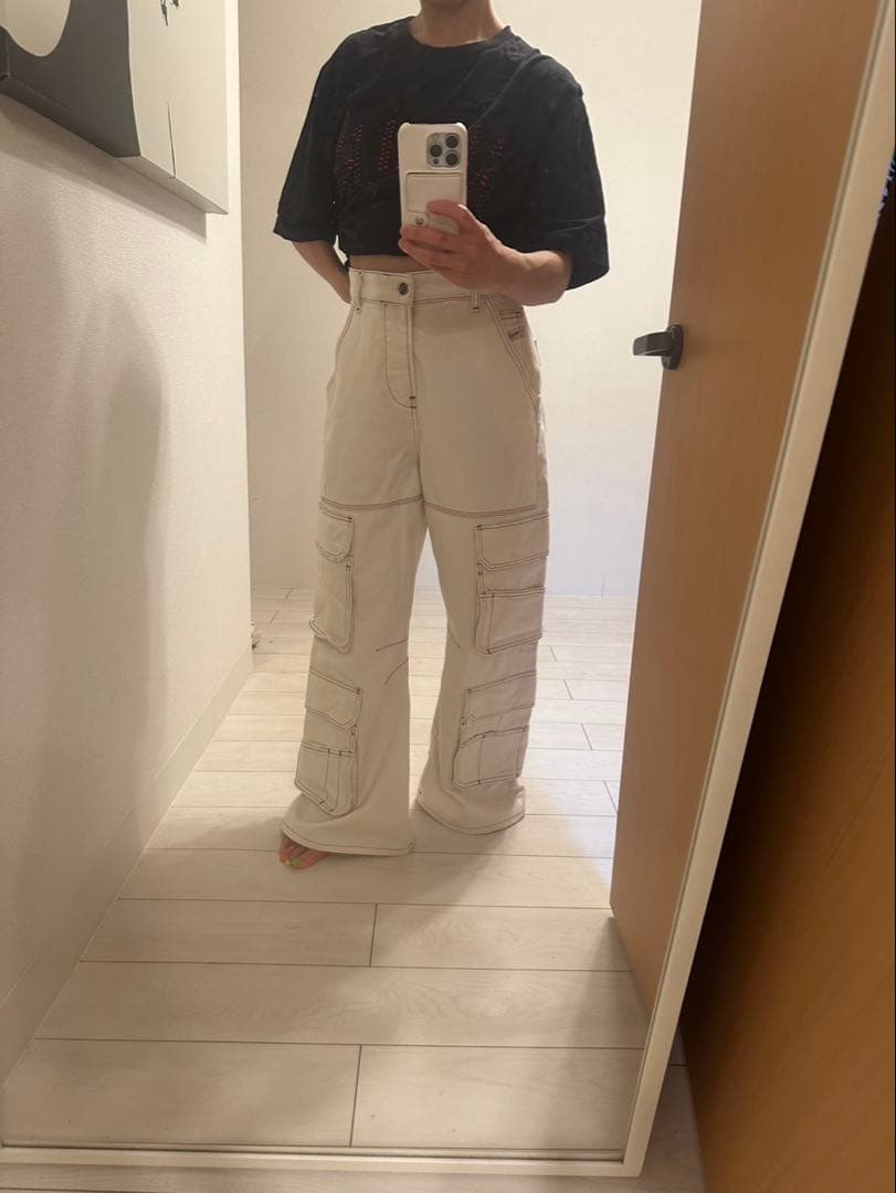 Diesel アイボリー カーゴパンツ