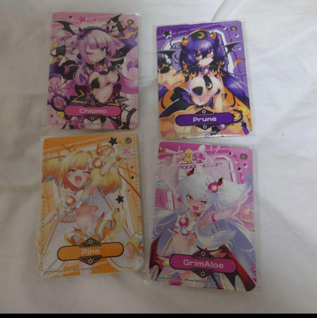 ボンバーガール　ポップアップショップ　パスケース　4種まとめ