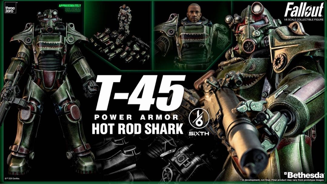 ⚫︎フォールアウト1/6T-45ホットロードシャークパワーアーマー⚫︎
