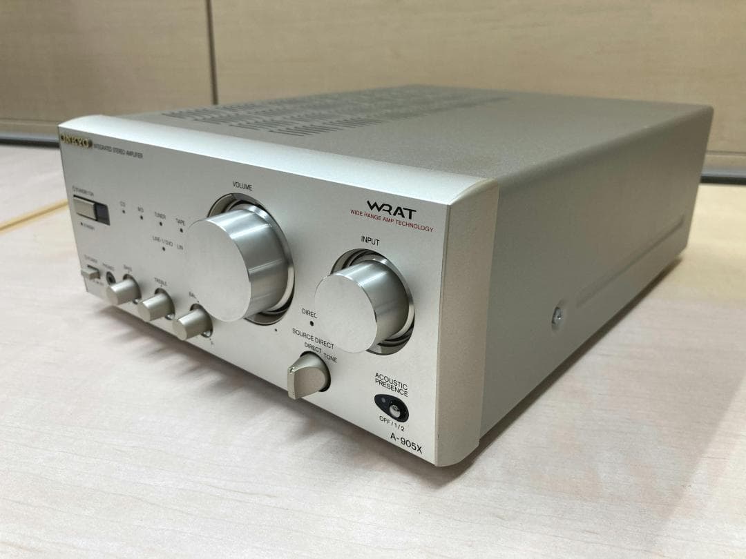 ★整備済み★ONKYO　A-905X　動作良好　取説あり　上美品⑥