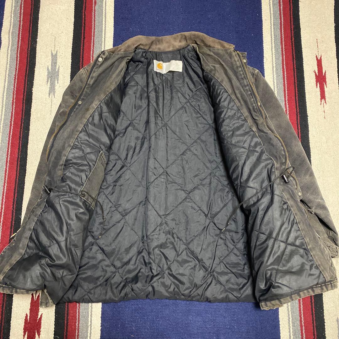 90s 古着 カーハート ダック地 ジャケット ビッグシルエット ロゴタグ