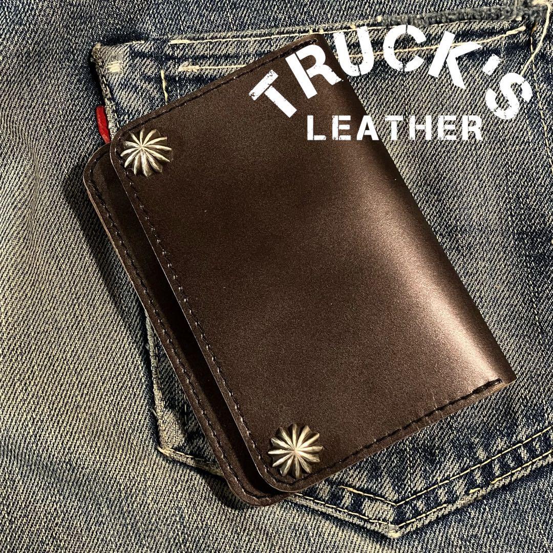 お札が折れない！ミドルトラッカーウォレット シルバー925 アポロコンチョ