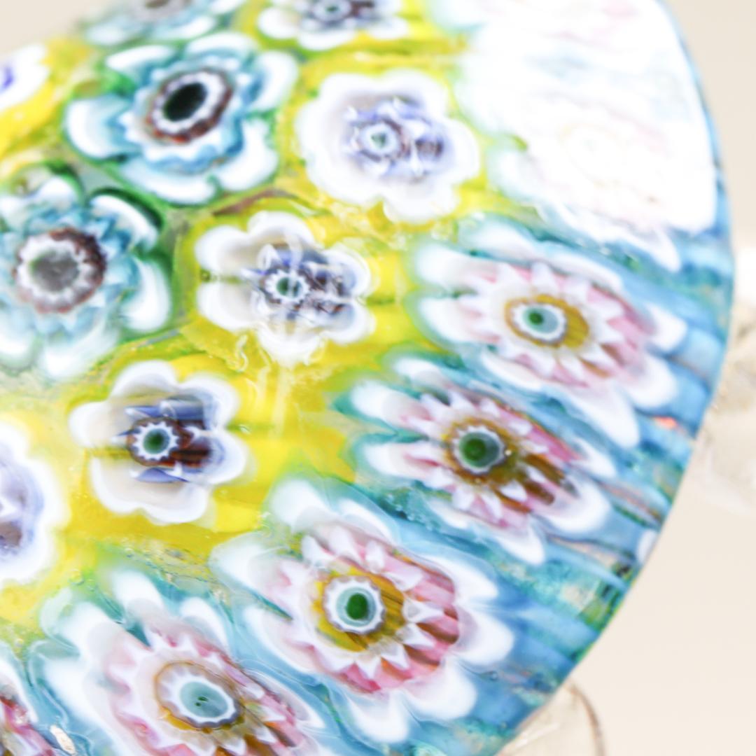 ベネチアンガラス Murano Glass ミルフィオリ カメ ペーパーウエイト