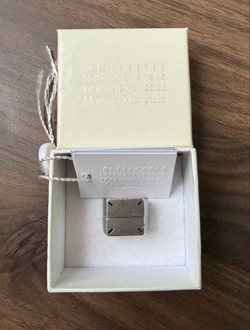 希少 Maison Margiela 20AW ツー スタッカブル リング XS