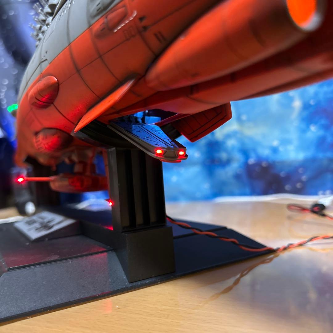 宇宙戦艦ヤマト2199 1/500フル電飾済み(今回はエンチョコちゃん)