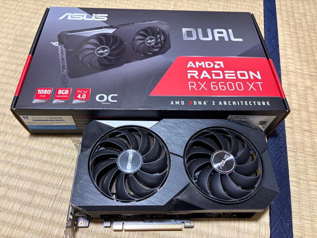ASUS Radeon RX 6600 XT 8GB OC ②