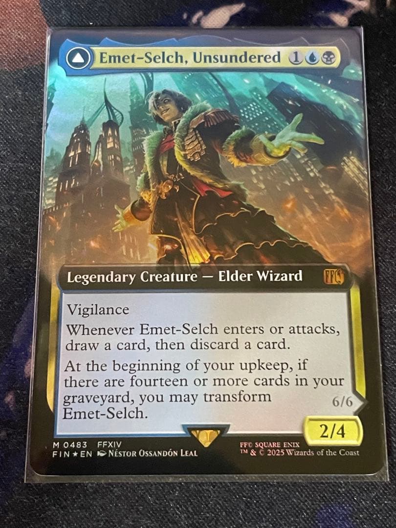 MTG FF オリジナル、アシエン・エメトセルク　英語　拡張foil