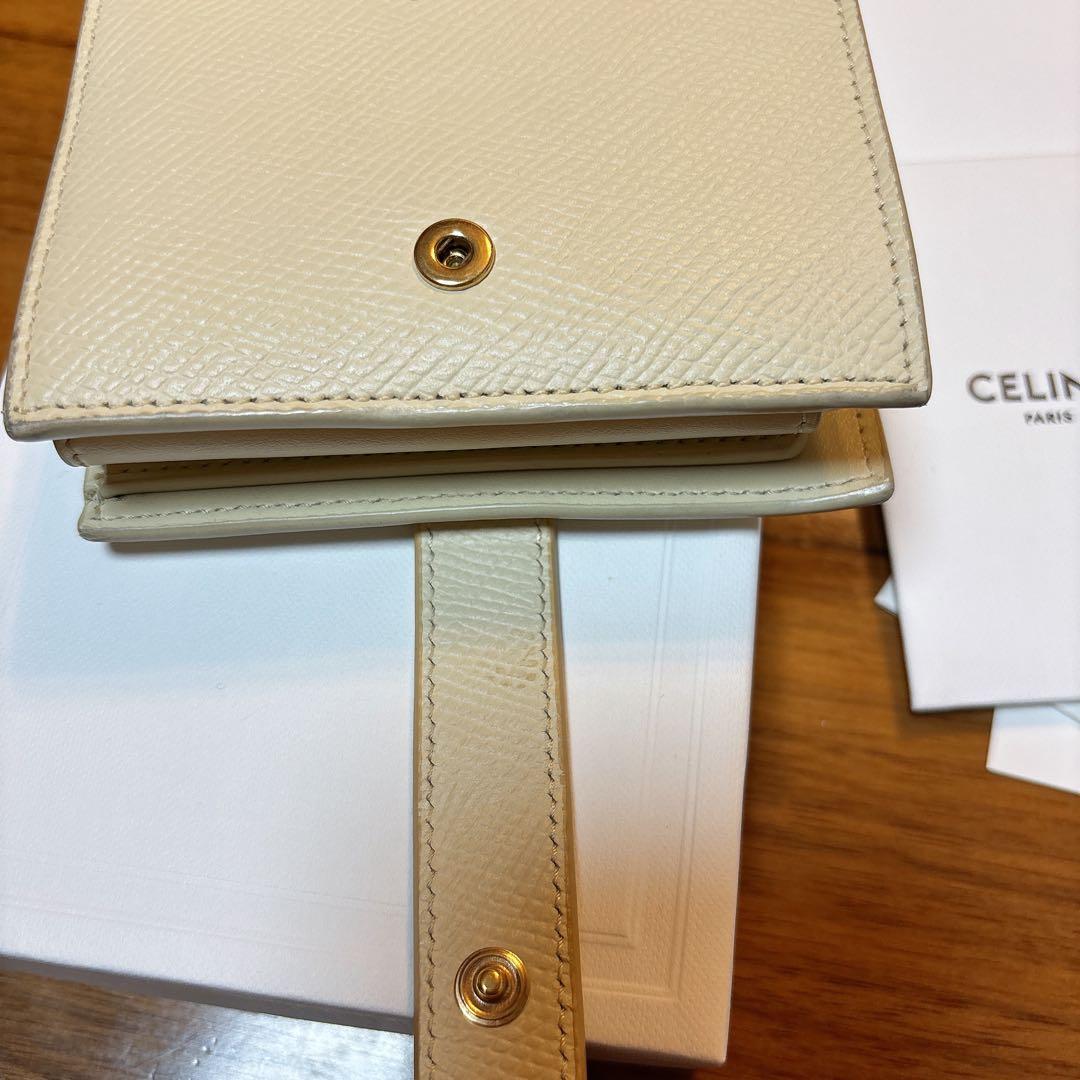 CELINE イエロー 二つ折り財布