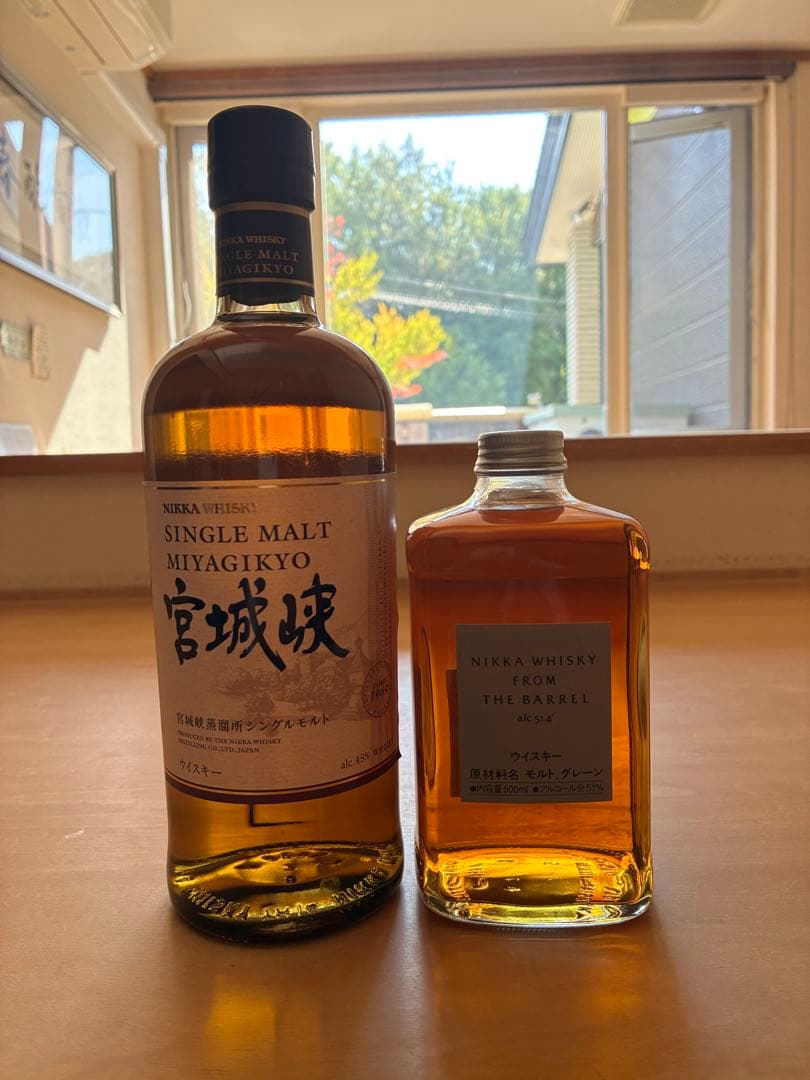 【新品未開栓】シングルモルト 宮城峡 & フロム ザ バレル / 合計2本セット