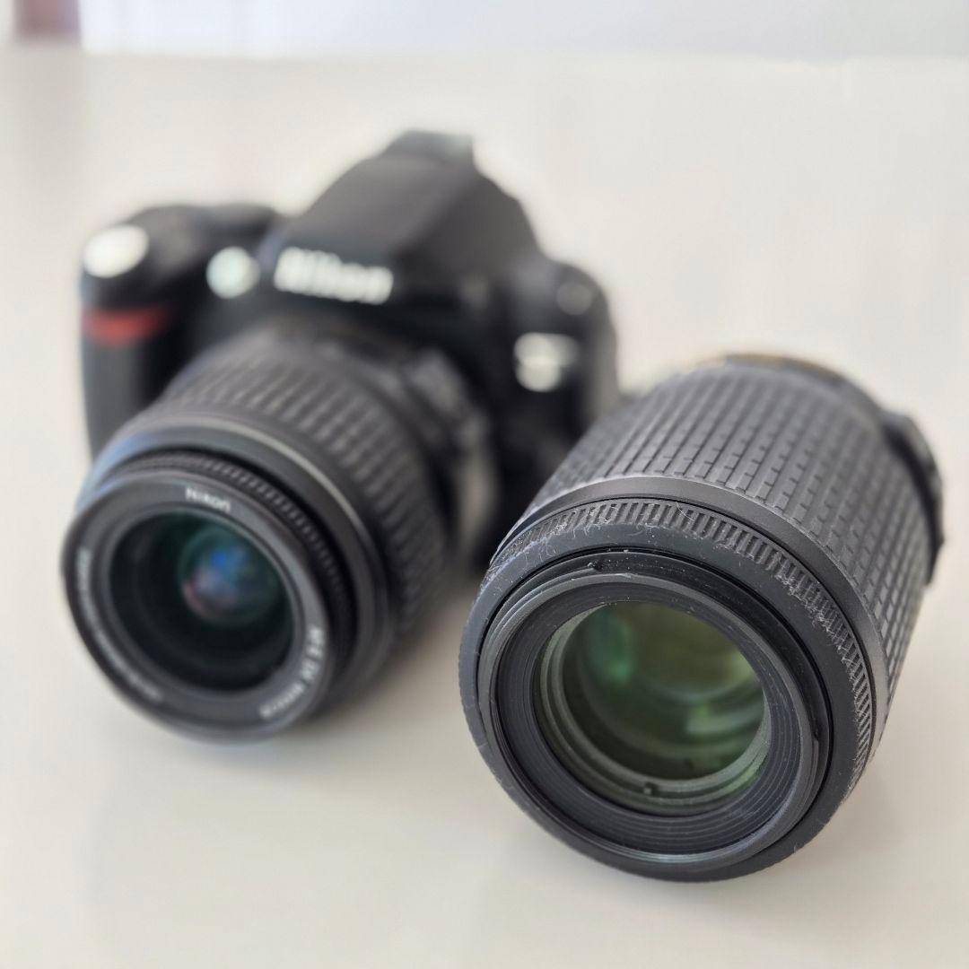 【ニコン】デジタル一眼レフカメラ Nikon D40x ダブルレンズセット