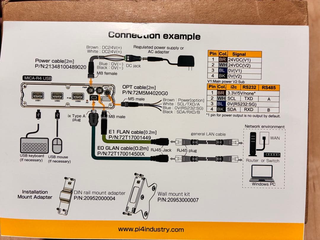 ジャンク品　ハーティング製 MICA産業用Raspberry Pi