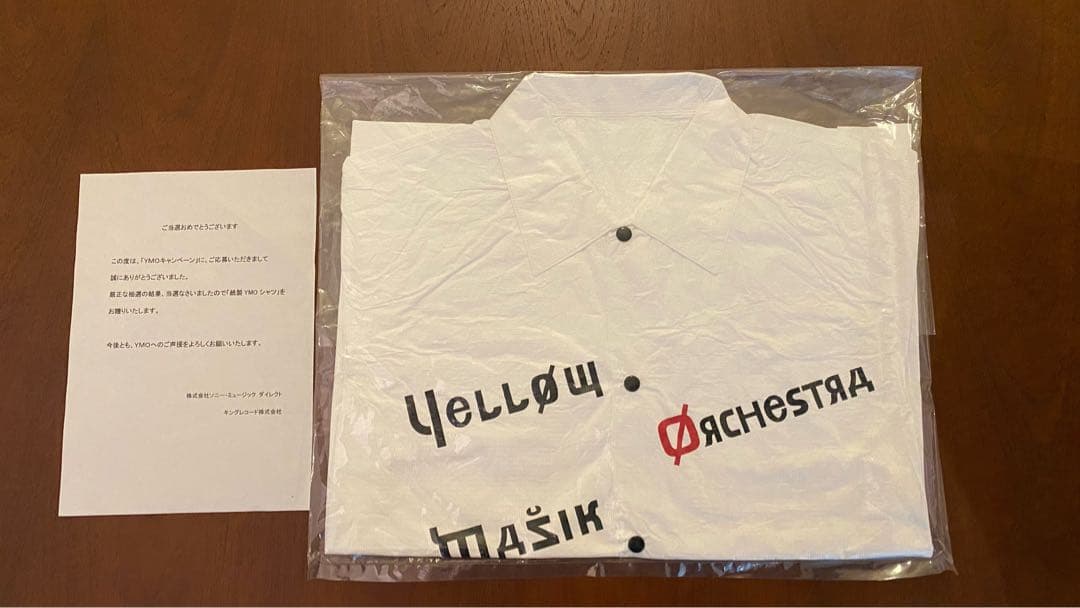 L-R TRAX YMO 復刻紙シャツ