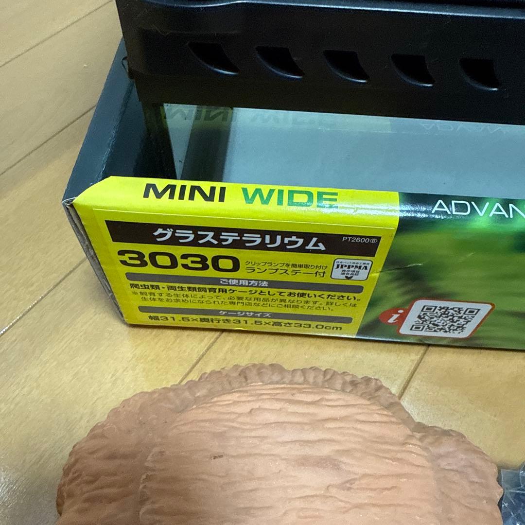 グラステラリウム 3030新品未使用飼育ケージセット　美品