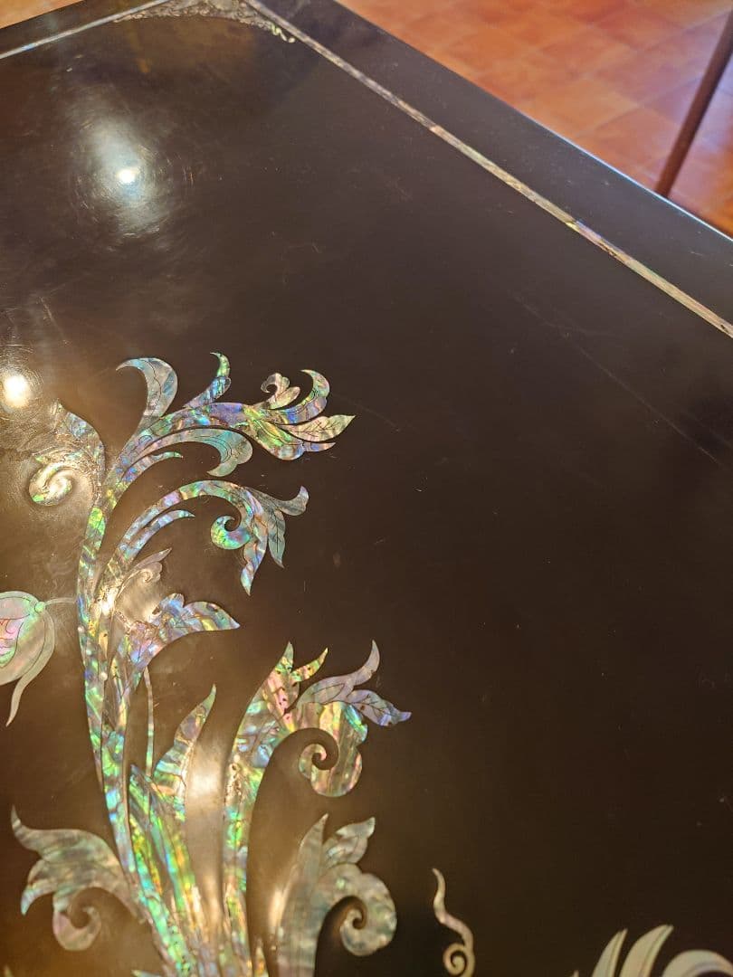 螺鈿細工　サイドボード　キャビネット