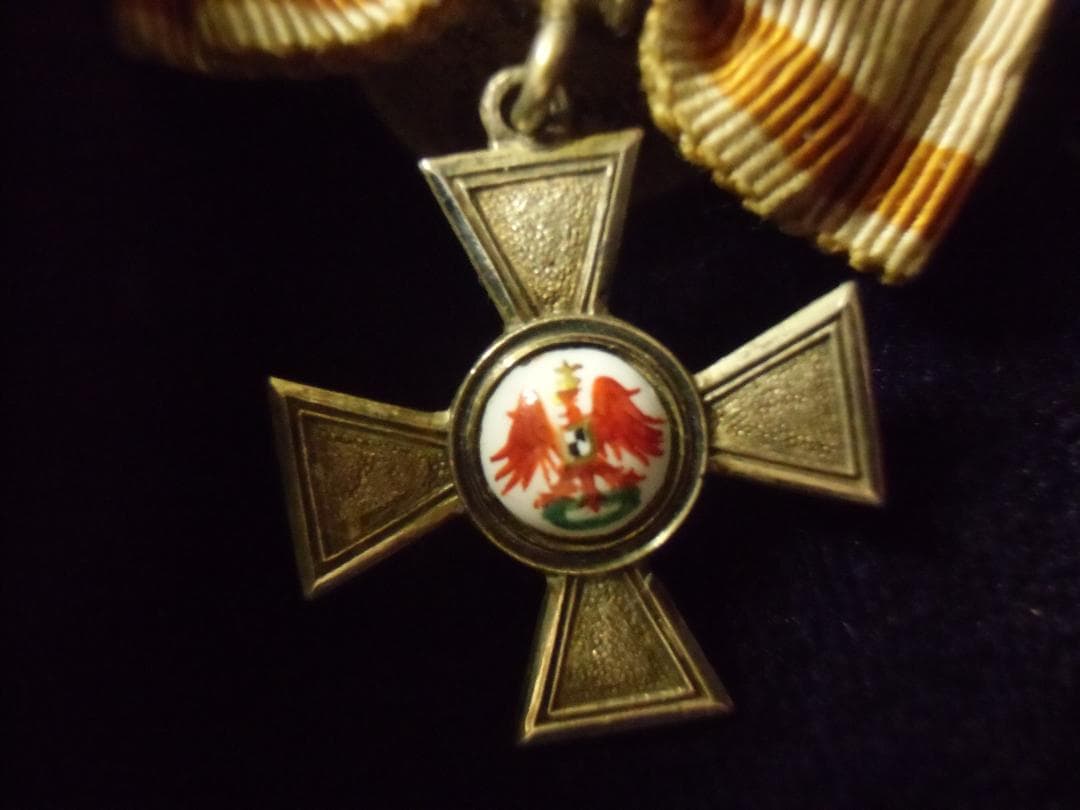 W帝政ドイツ軍/プロイセン王国＊ミニチュア釦穴用赤鷲勲章（実物）