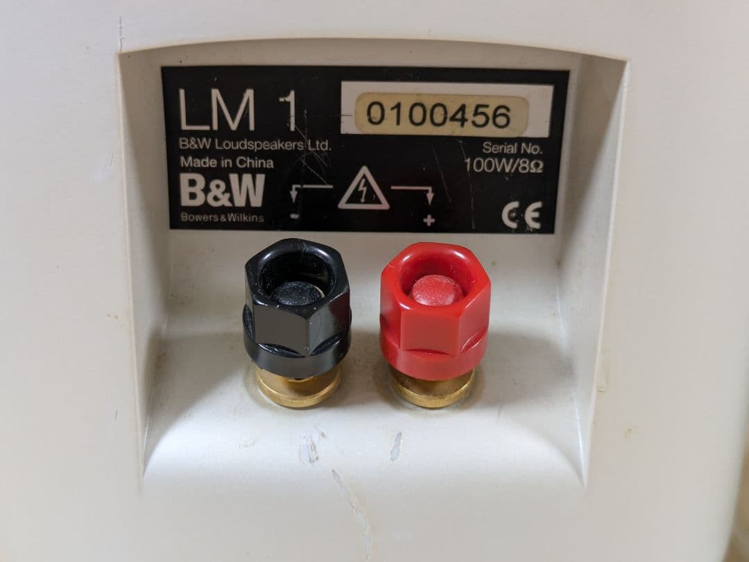 B＆W　小型ブックシェルフ《LM1》まだまだ使えます！