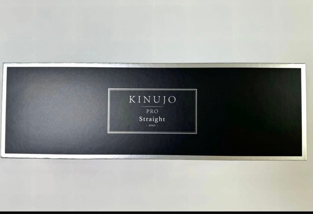 キヌージョ　絹女 KINUJO プロストレートアイロン ブラック