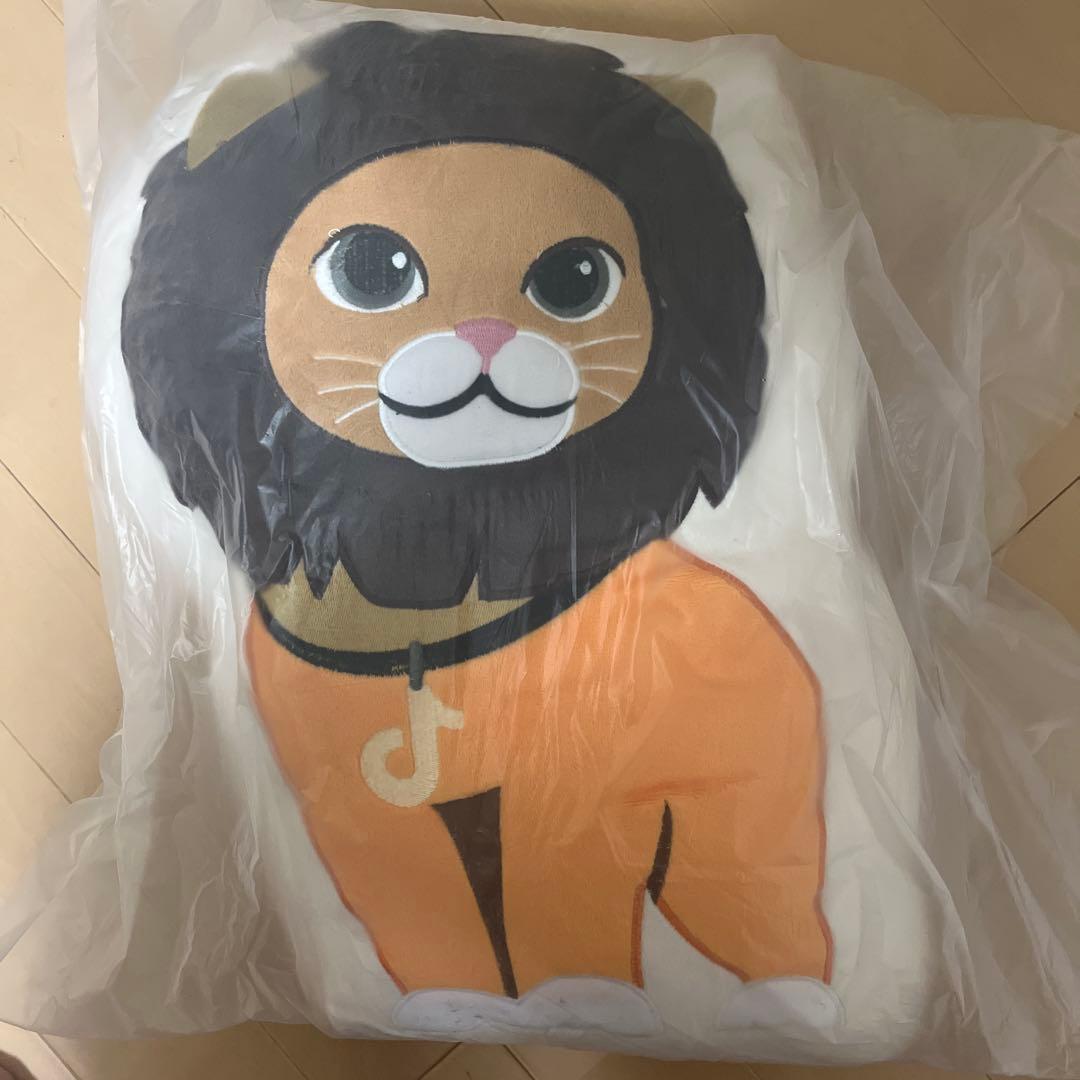 【非売品】Tiktok クッション　ライオン　レオン【超激レア】