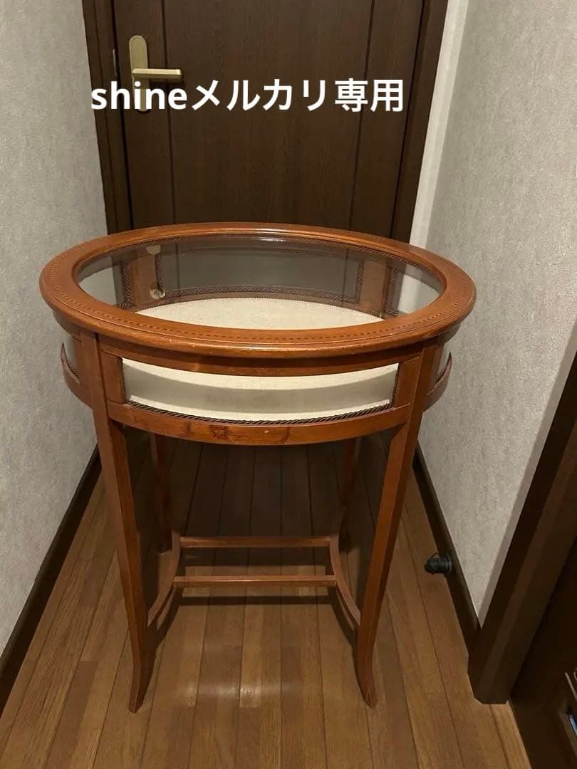 【イタリア製】ヨーロッパ購入品　アンティーク　コレクション　テーブル　オーバル