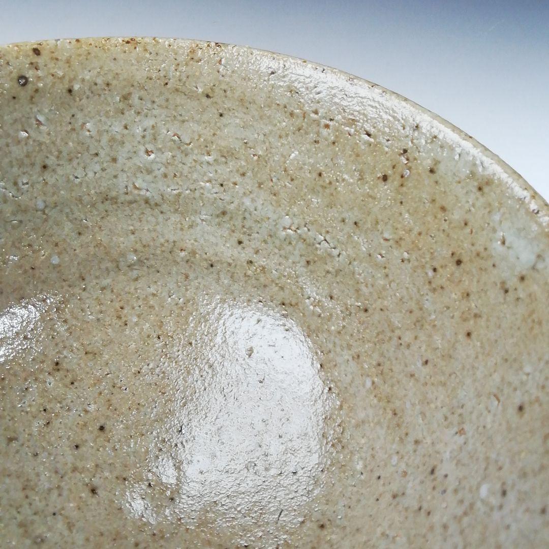 Ｔ５６１　茶碗　『灰釉　茶碗』『木器窯　田中和人』　共箱　抹茶碗　茶道具