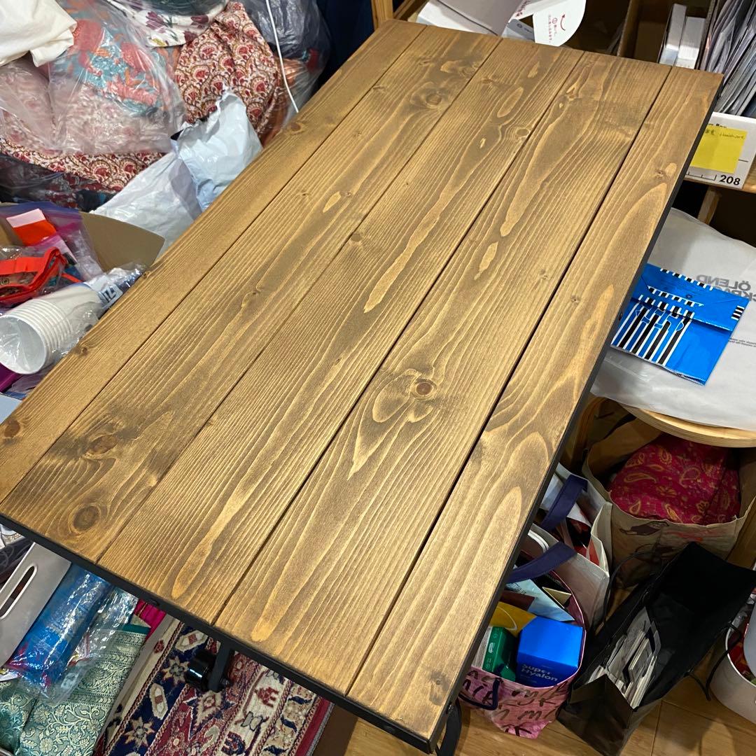 インダストリアル　ガス圧昇降式　デスク