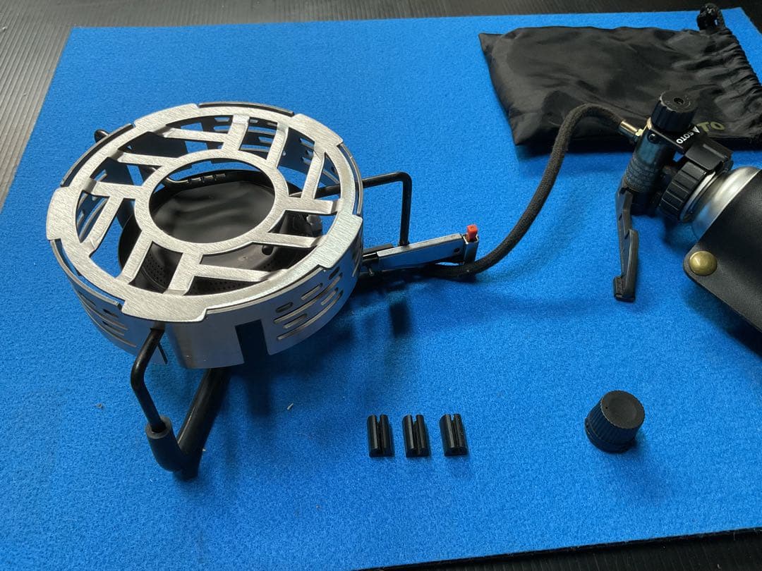 SOTO 廃盤希少人気商品ST-301モノトーンゴールド動作良好美品防風リング付