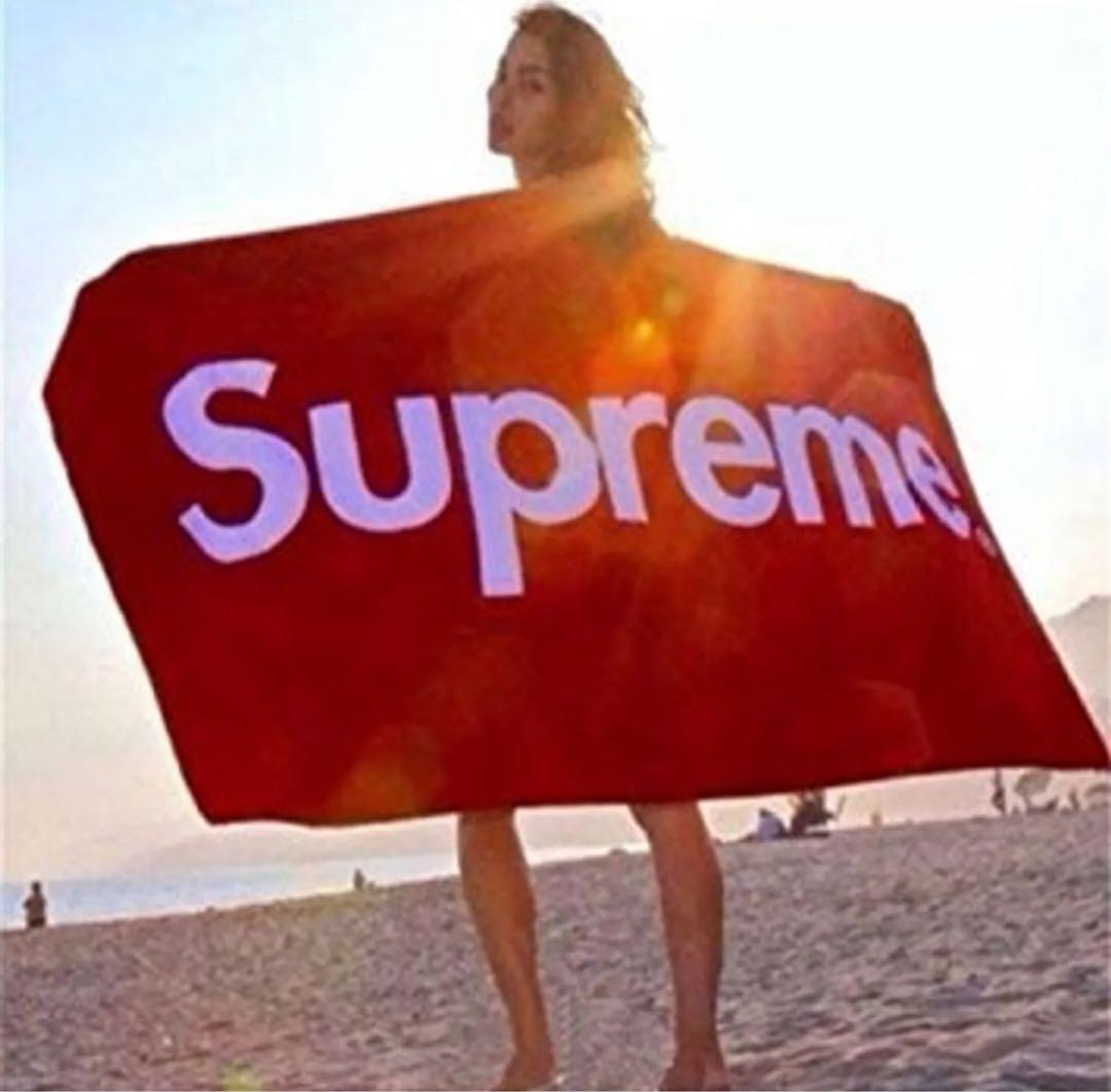 I*3様 SUPREME シュプリーム ビーチタオル 美品 大判タオル