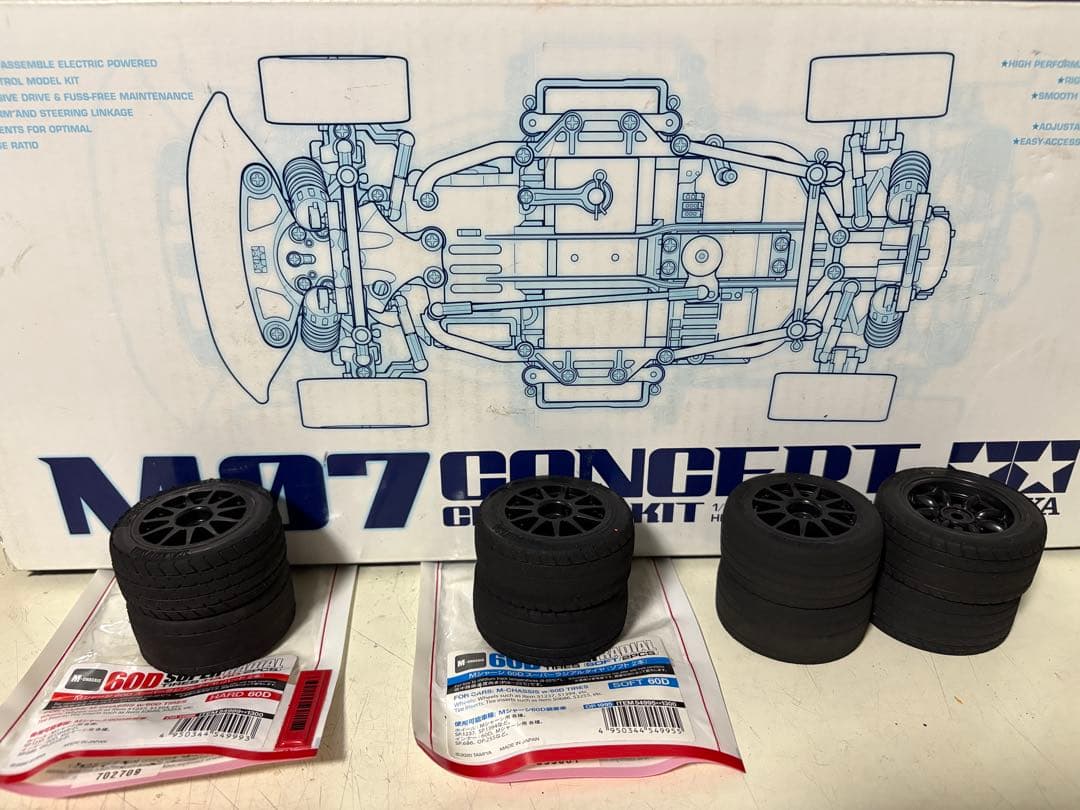 TAMIYA M07 CONCEPT シャーシキット (CR-Xボディ付き)