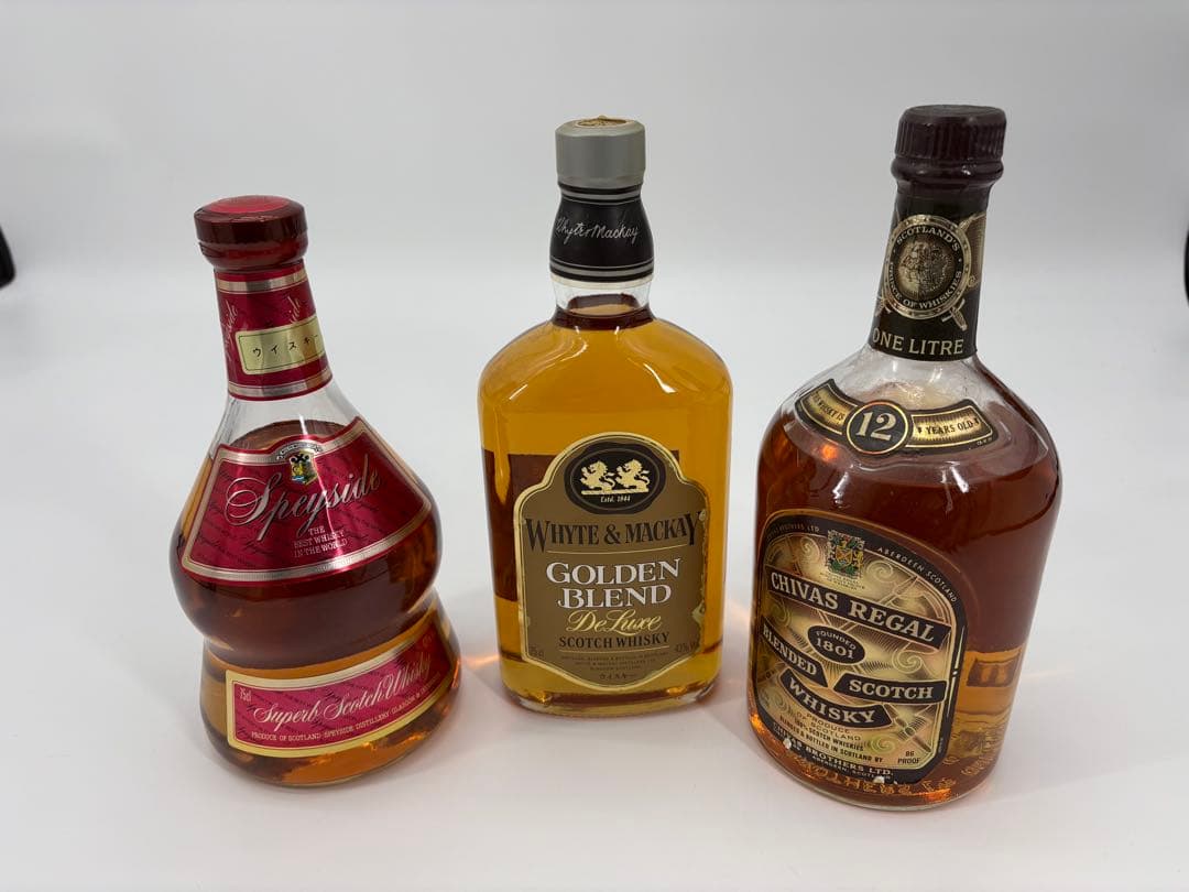 ウイスキー 未開栓 古酒 合計3本セット