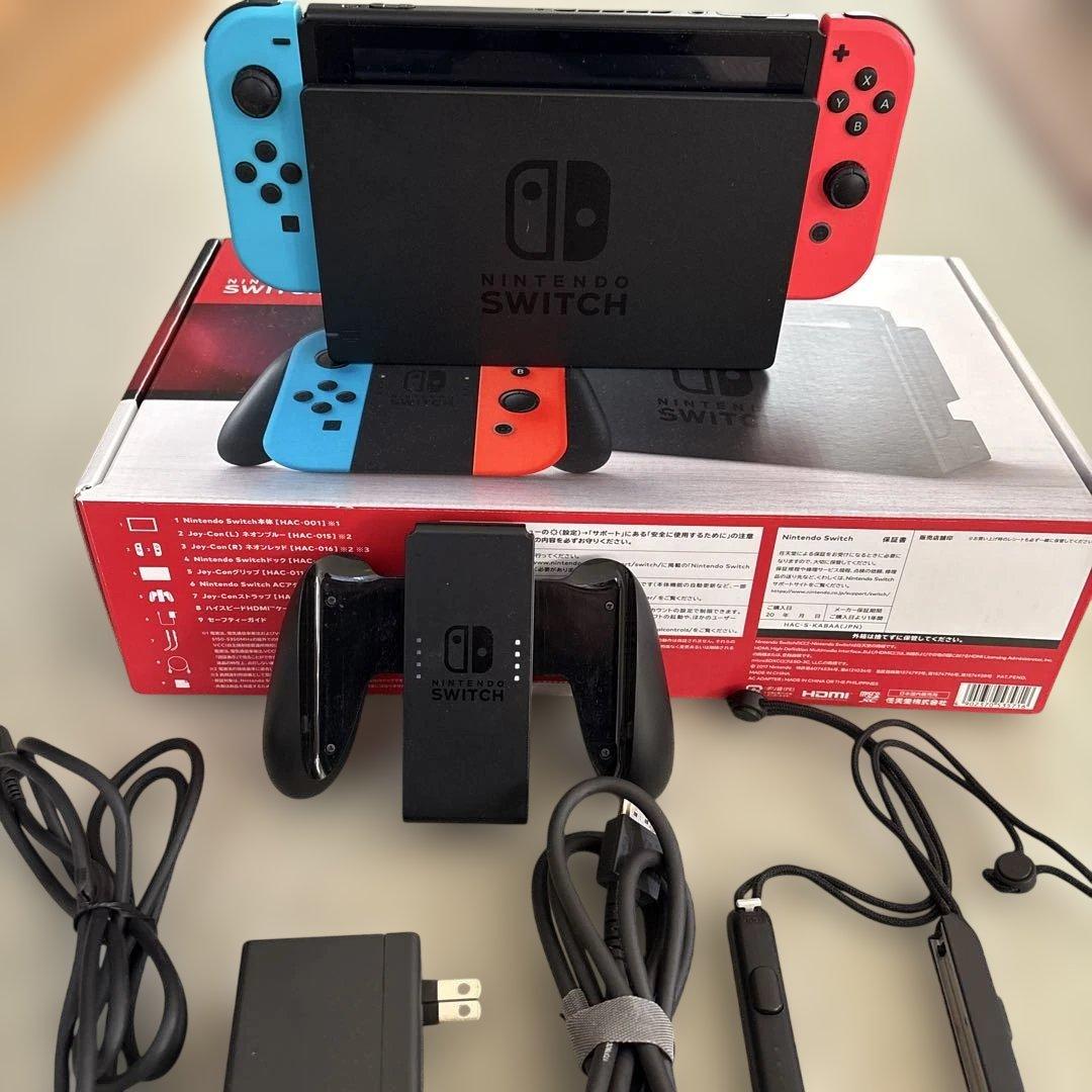 Nintendo Switch 本体【Joy-Conはジャンク】社外コントローラ