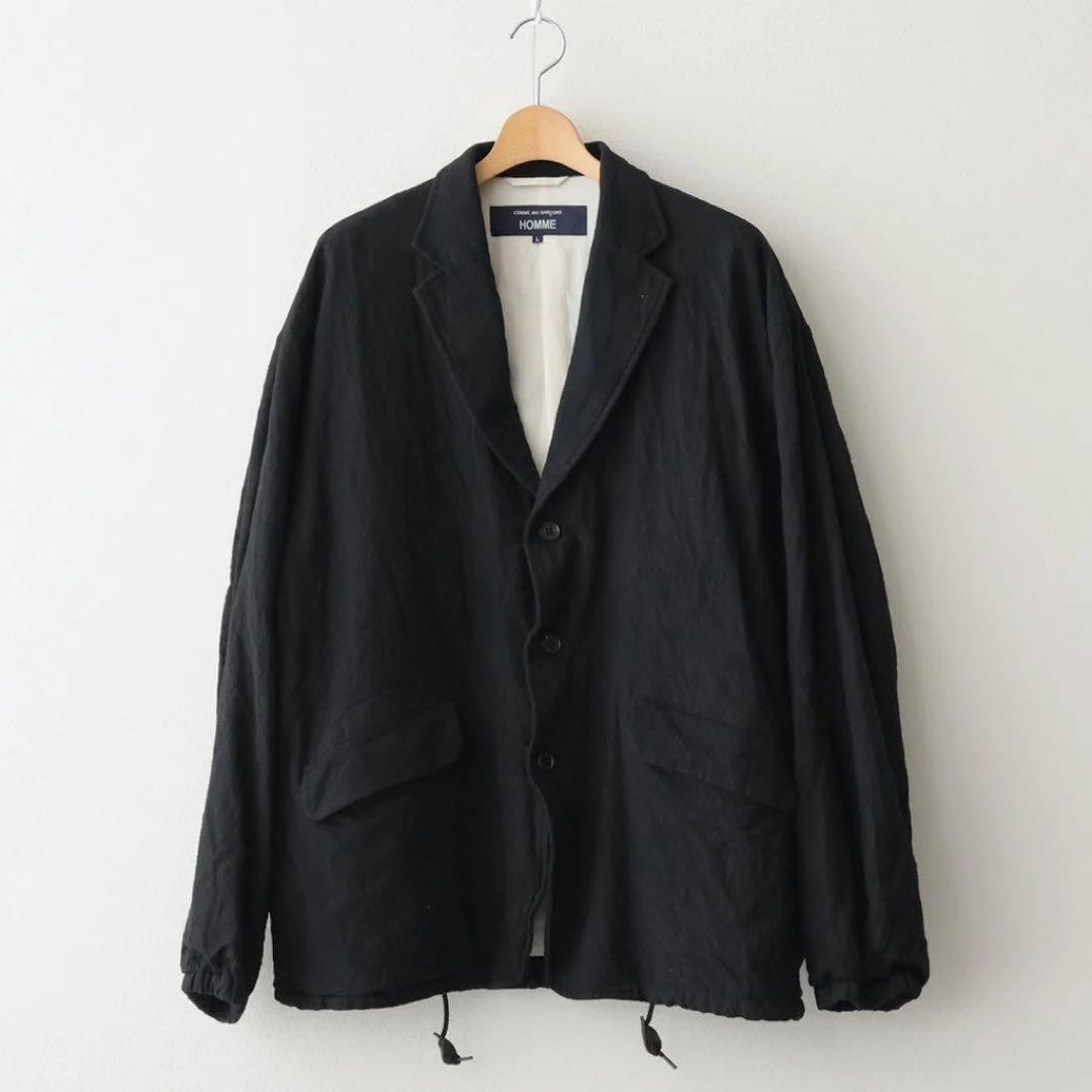 25aw コムデギャルソンオム　ウール縮絨　ジャケット　XS