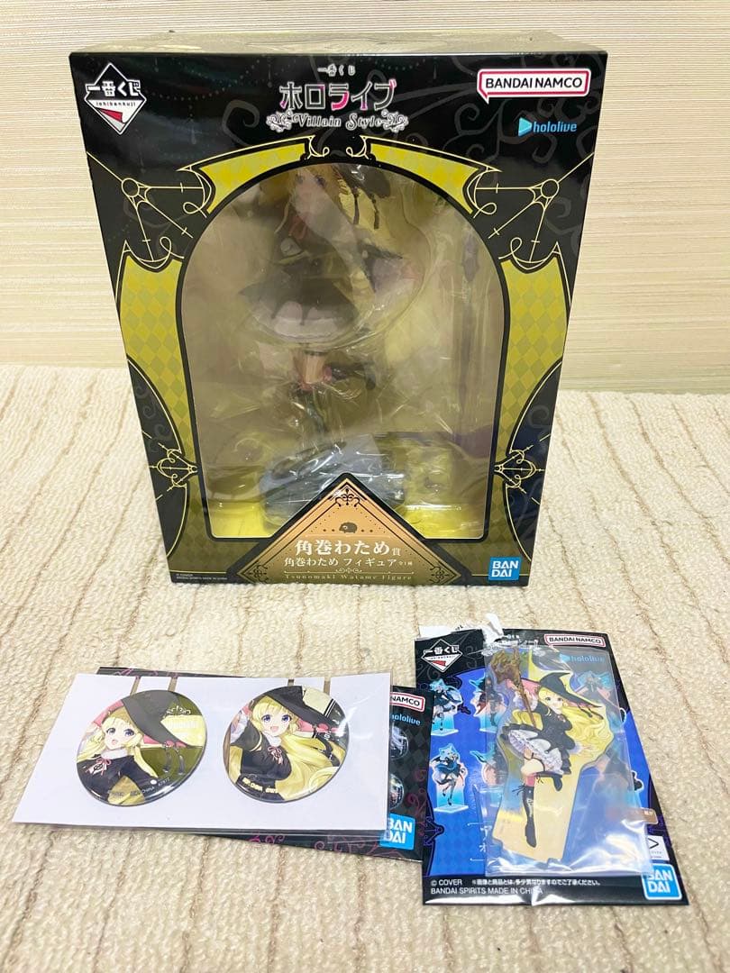 角巻わため　ホロライブ　VillainStyle　フィギュア　アクスタ　缶バッジ