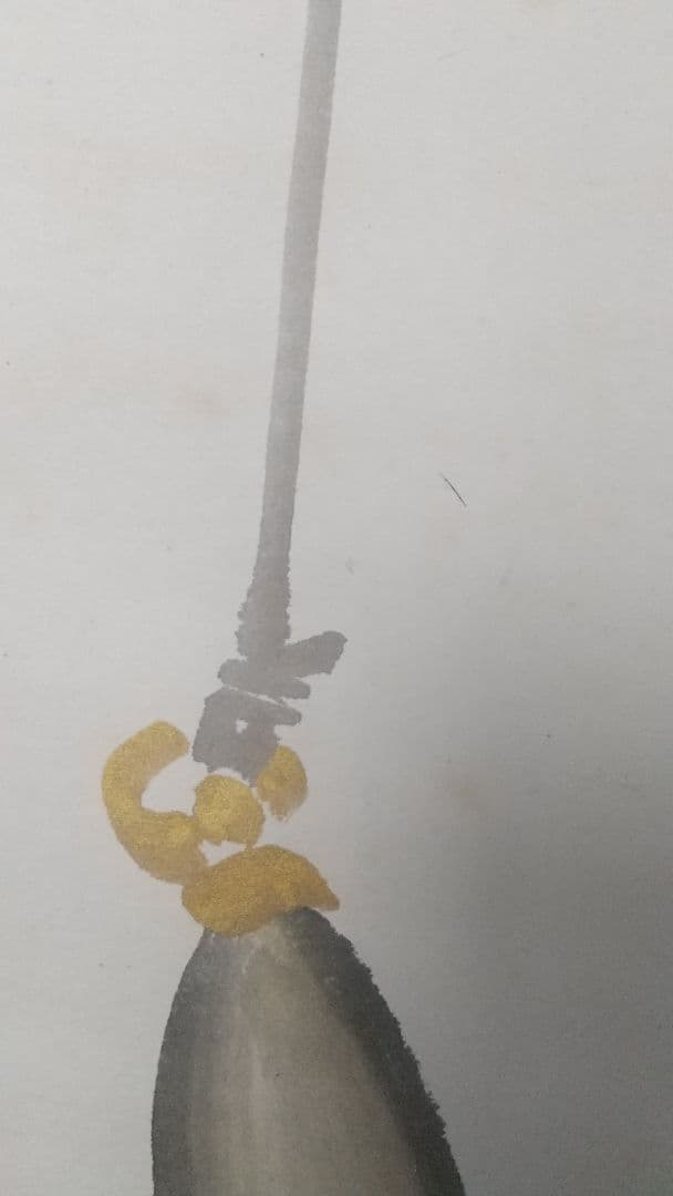 日本画家 木村武山 雀のお宿 紙本掛軸 共箱